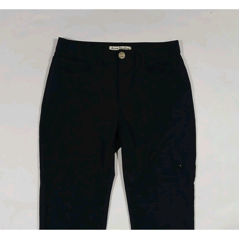 Acne Studios Wool Blend Slim Skin 5 Trousers Pants - Picture 3 of 9